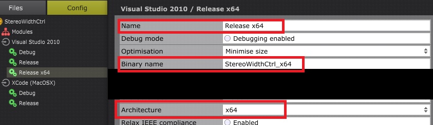 Config 64bit